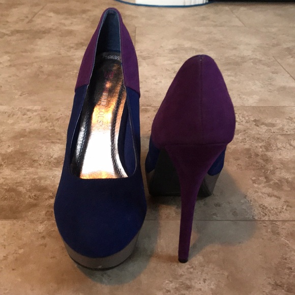 Just Fab Color-Block Stilettos - Picture 2 of 7